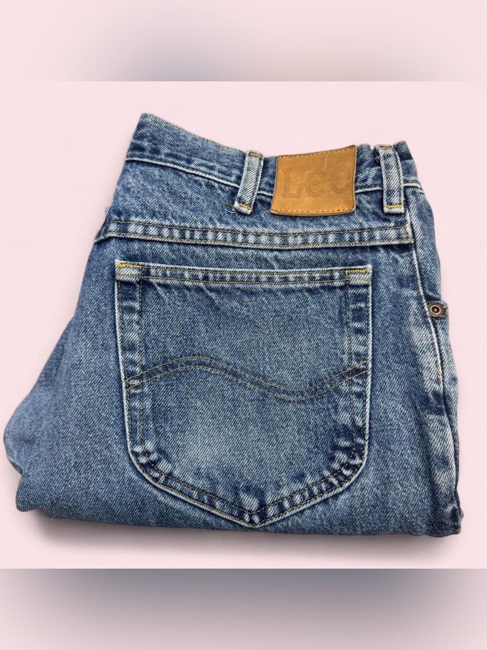 Men’s Y2K Lee Straight Classic Fit Jeans Faded